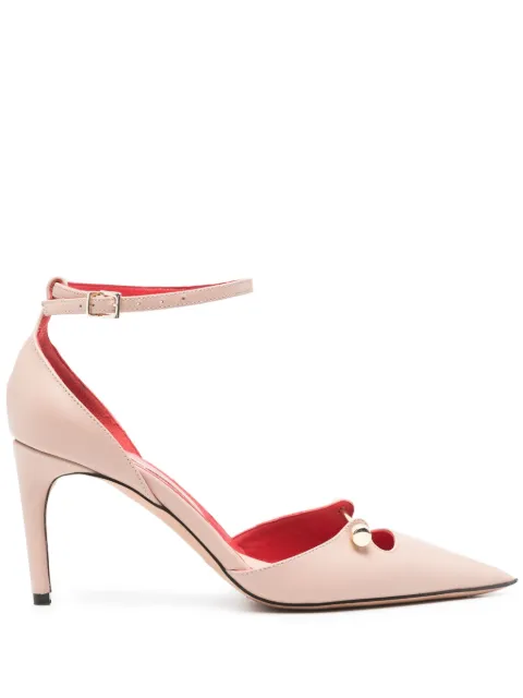 HARDOT 70mm leather pumps