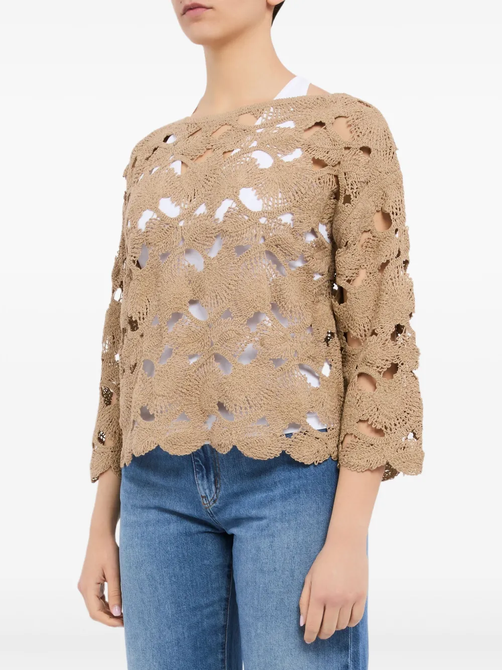 Kangra crochet-knit top | T-Shirts & Jersey Shirts | Image 2