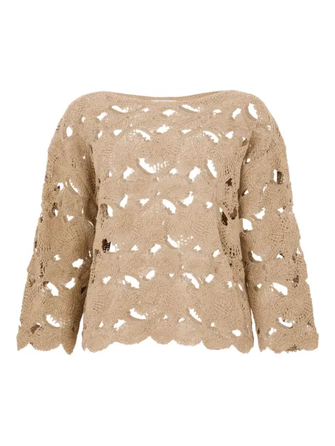 Kangra crochet-knit top