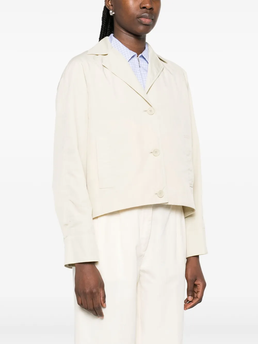 ASPESI Jack met twill weving Beige