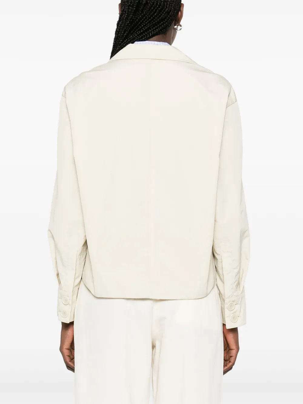 ASPESI Jack met twill weving Beige