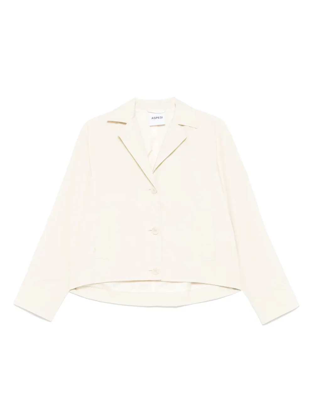 ASPESI Jack met twill weving Beige