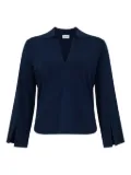 Kangra V-neck blouse - Blue
