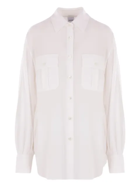 ASPESI camisa con bolsillos de parche y botones