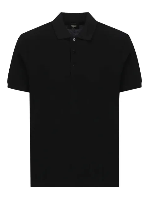 FENDI piqué polo shirt