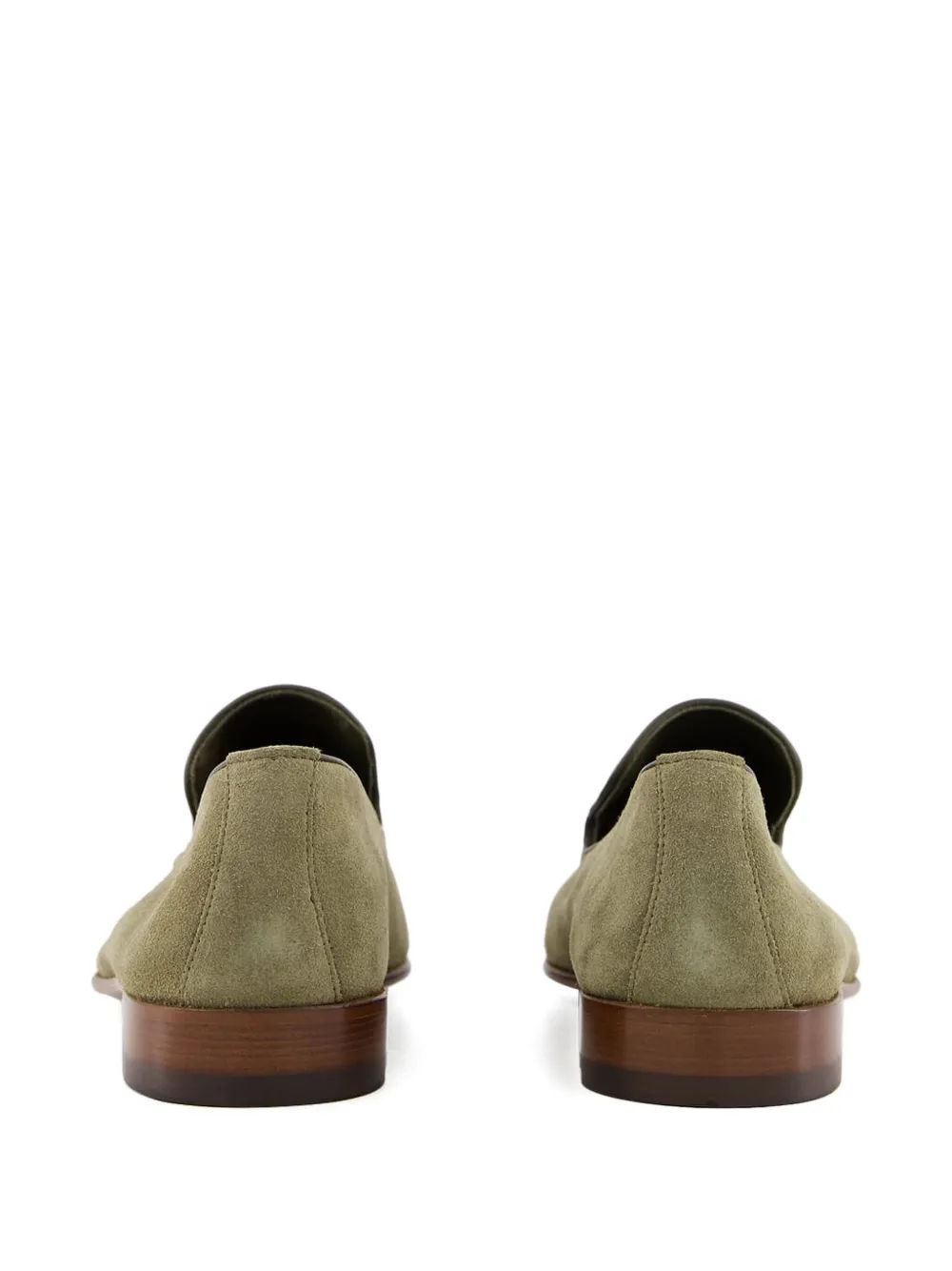 Manolo Blahnik suede loafers Green