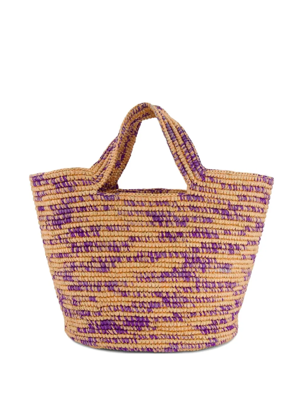 Sensi Studio Melange Top-handle Tote Bag In Neutral