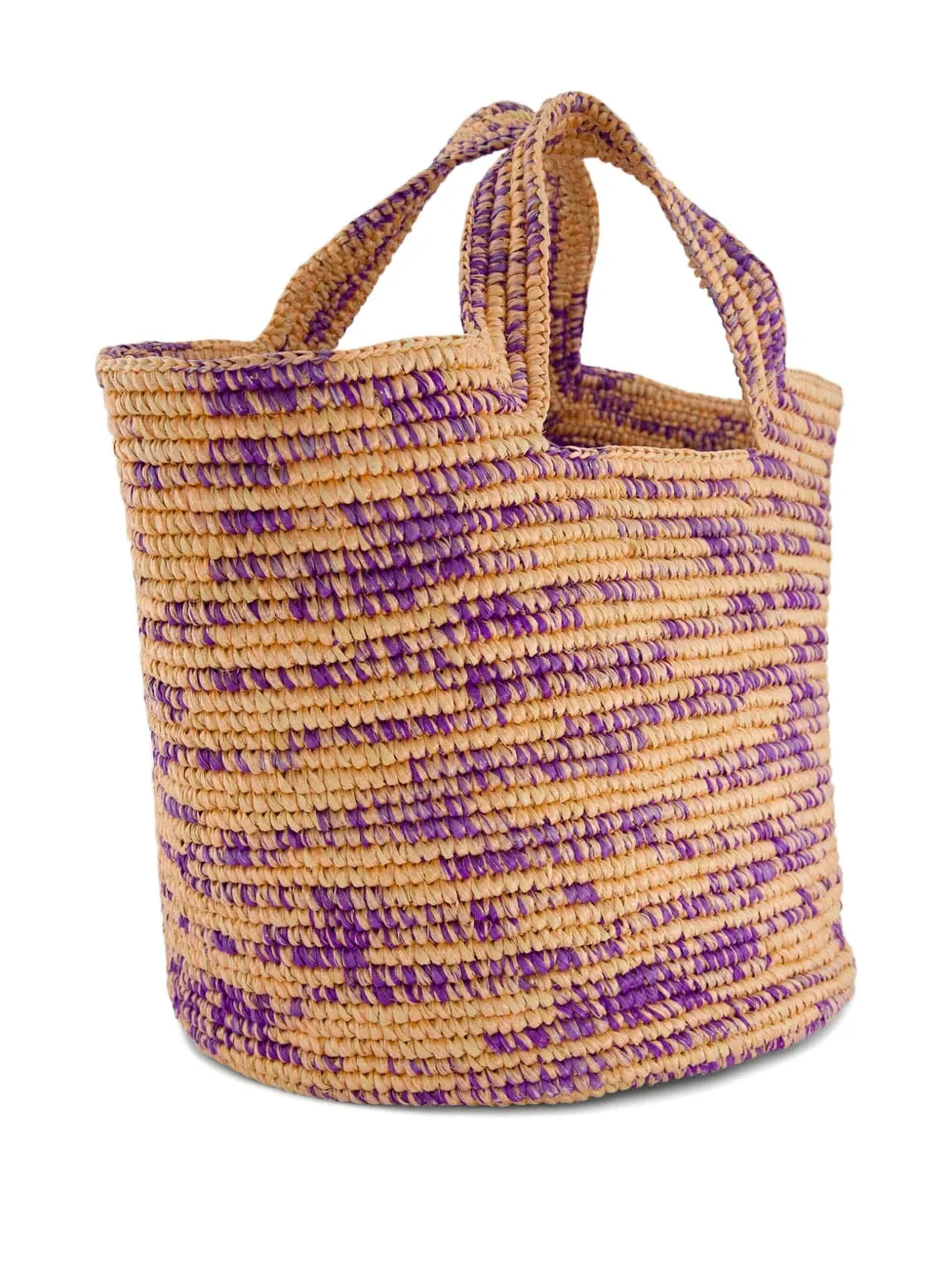 Sensi Studio Melange Top-handle Tote Bag In Neutral
