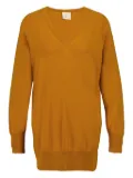 PAULA cashmere V-neck sweater - Yellow