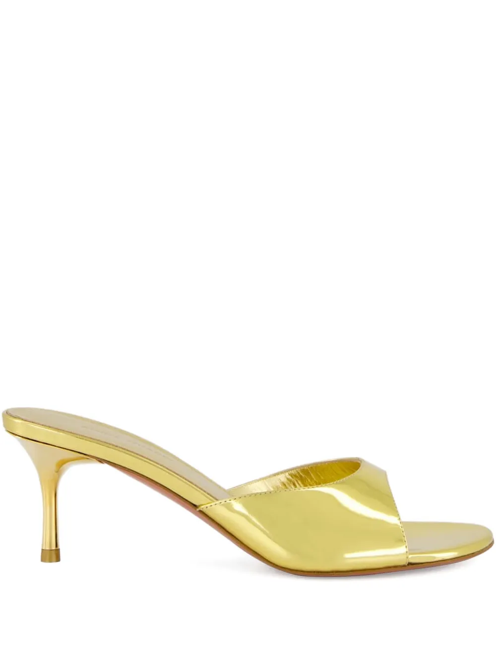 60mm Jeanne metallic leather sandals