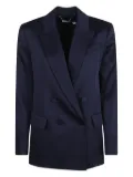 Simkhai satin blazer - Blue
