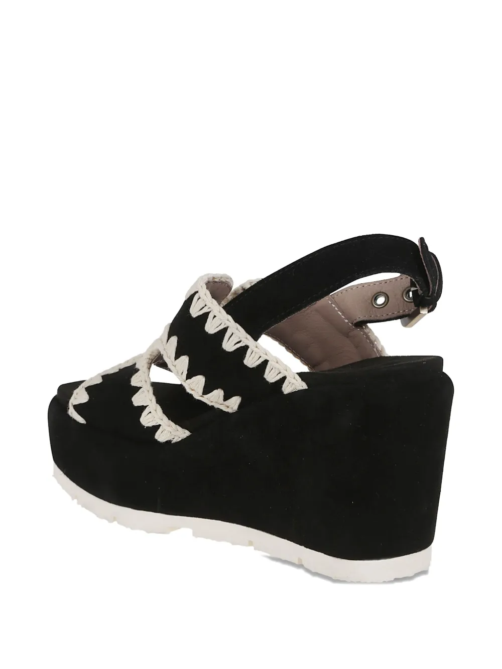 Mou leather sandals Black