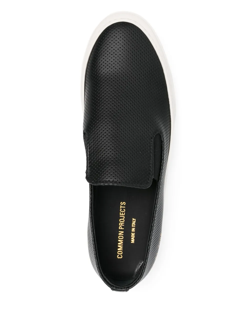 Common Projects perforated sneakers Black