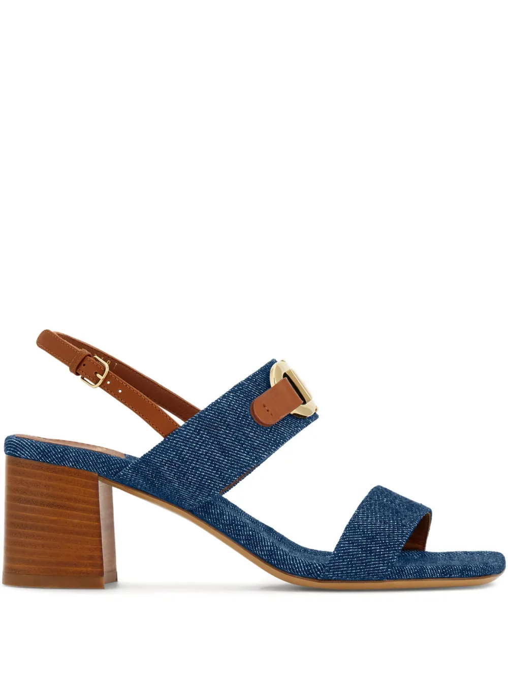 Ferragamo 60mm Gancini-buckle sandals Blue