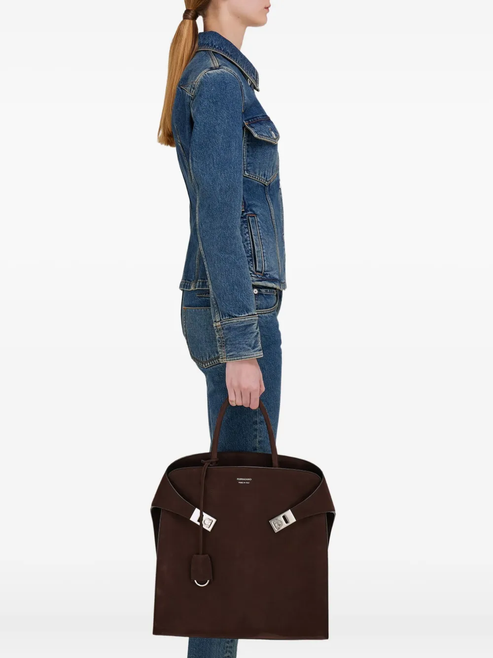 FERRAGAMO HUG TOTE BAG
