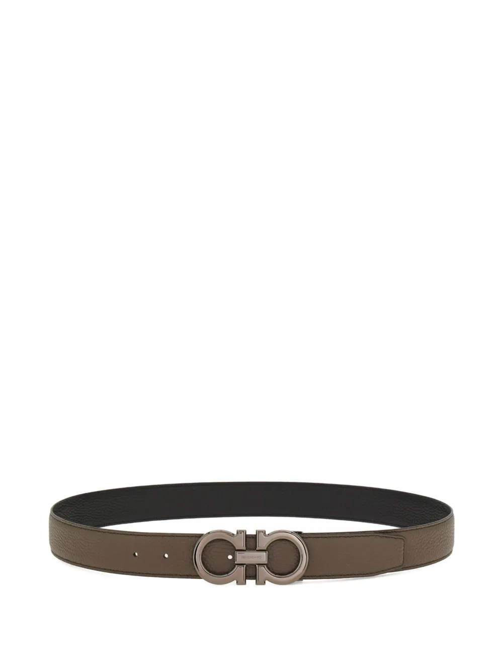 Ferragamo Omkeerbare leren riem Bruin