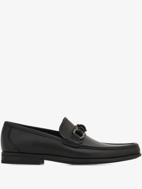 Ferragamo Gancini buckel loafers