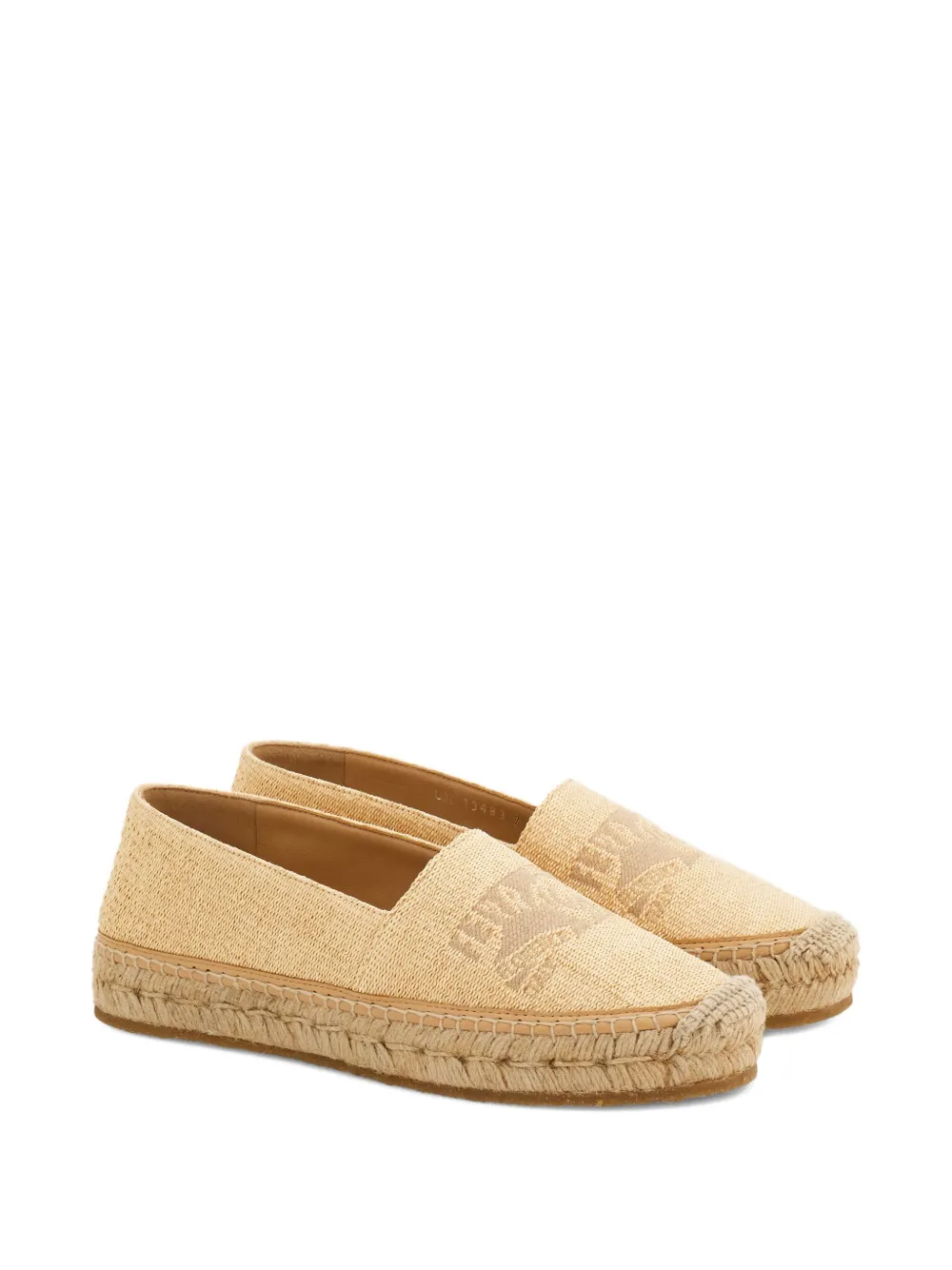 Ferragamo Venna-logo espadrilles Neutrals