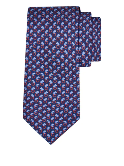 Ferragamo patterned silk tie