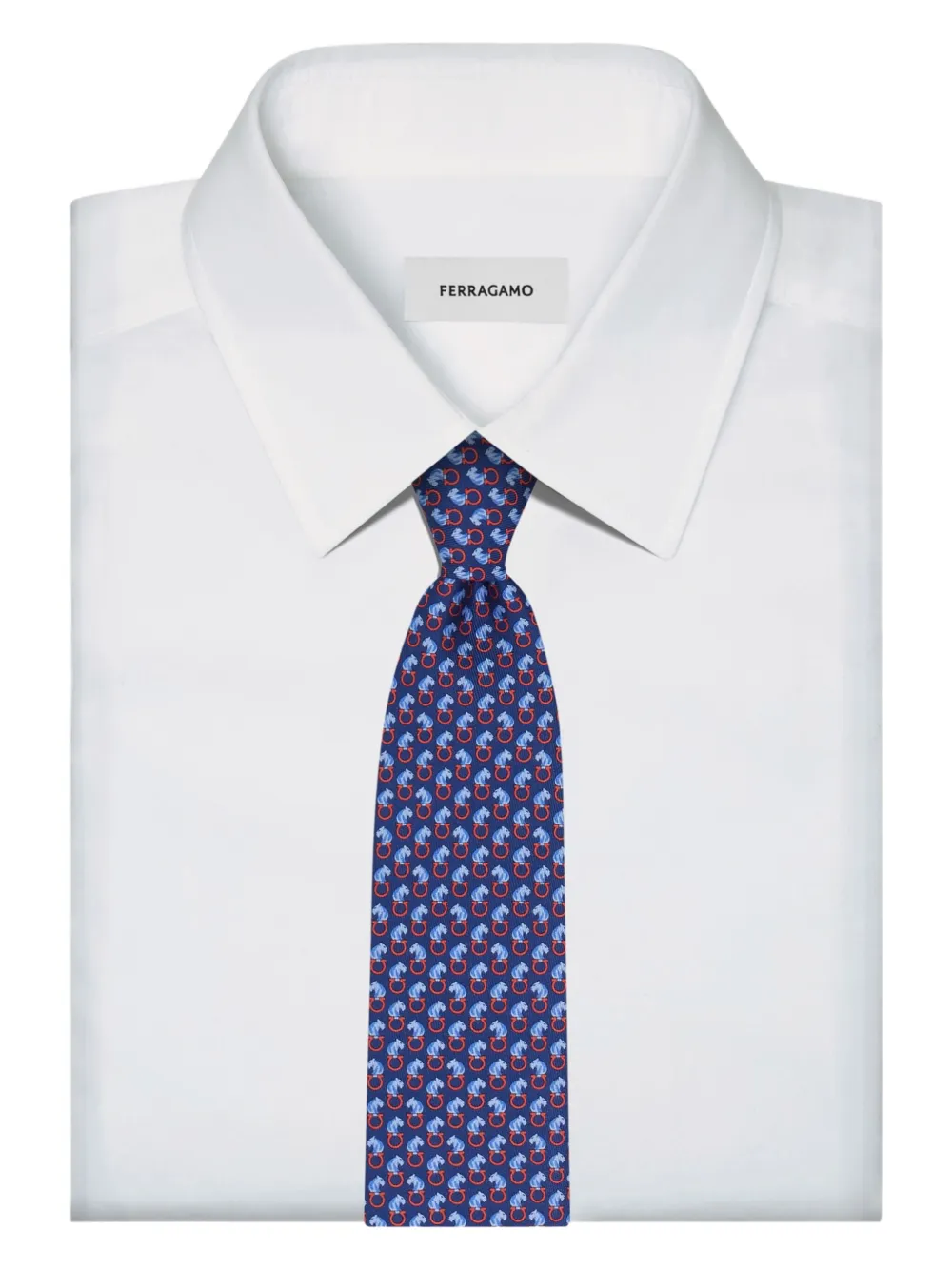 Ferragamo Feline Print Silk Tie