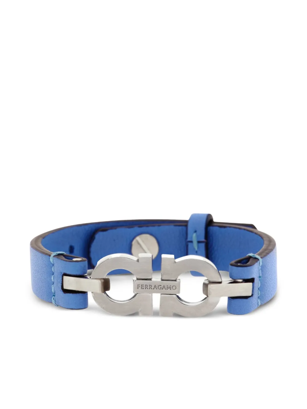 Ferragamo bracelet à double gancini | argent | Image 1