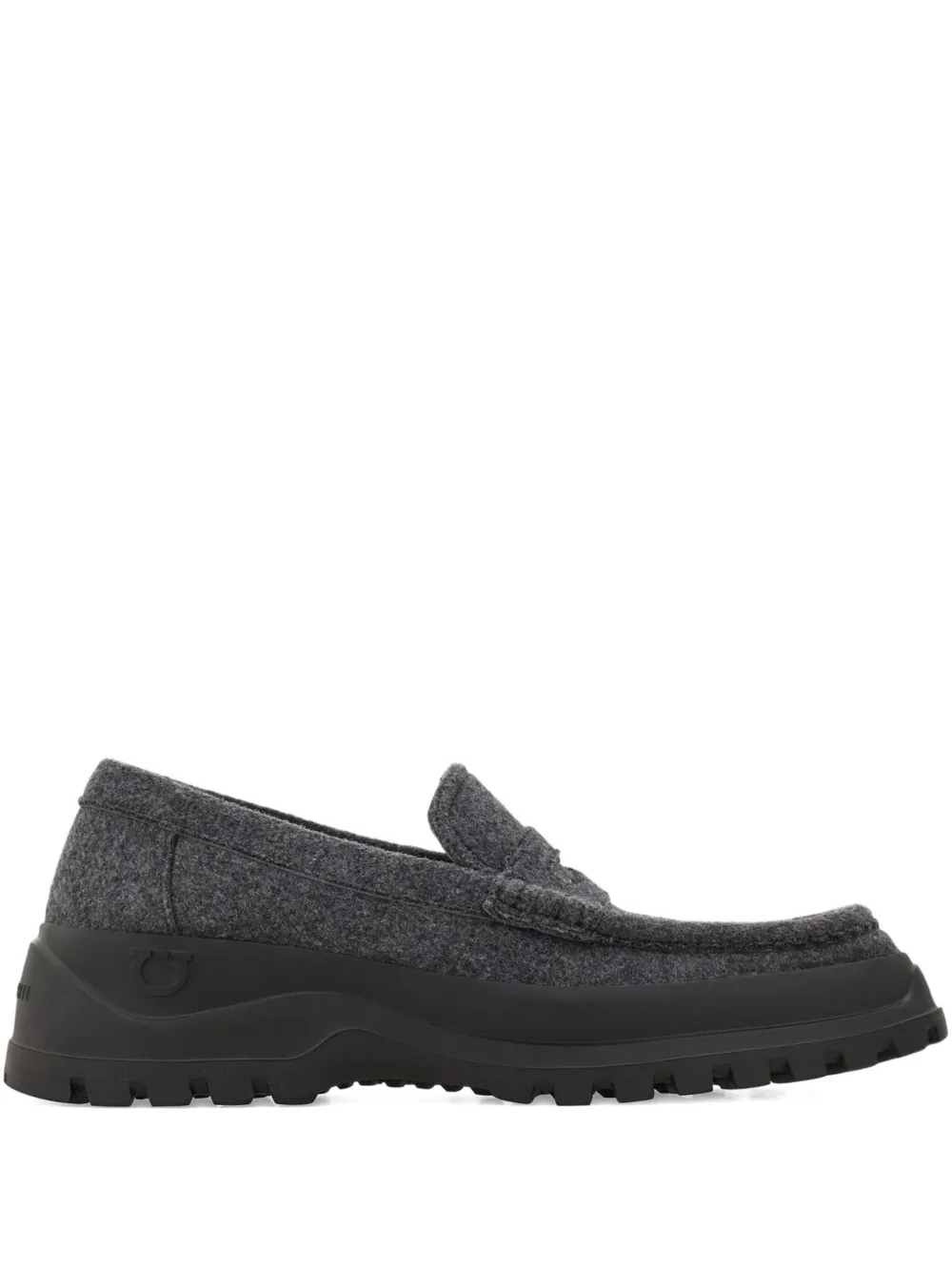 Ferragamo penny loafers Grey