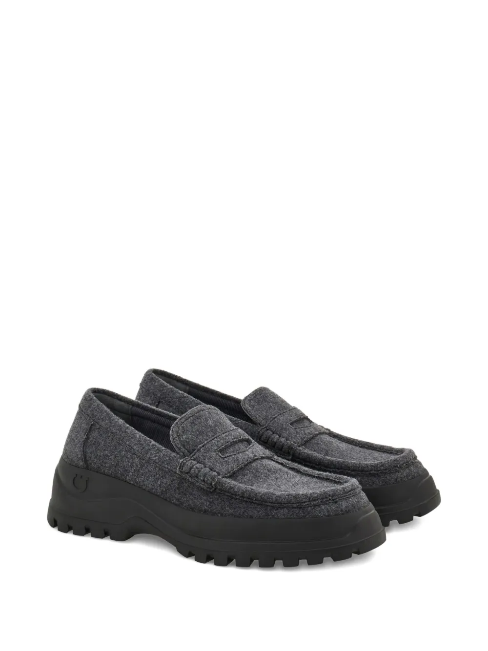 Ferragamo penny loafers Grey