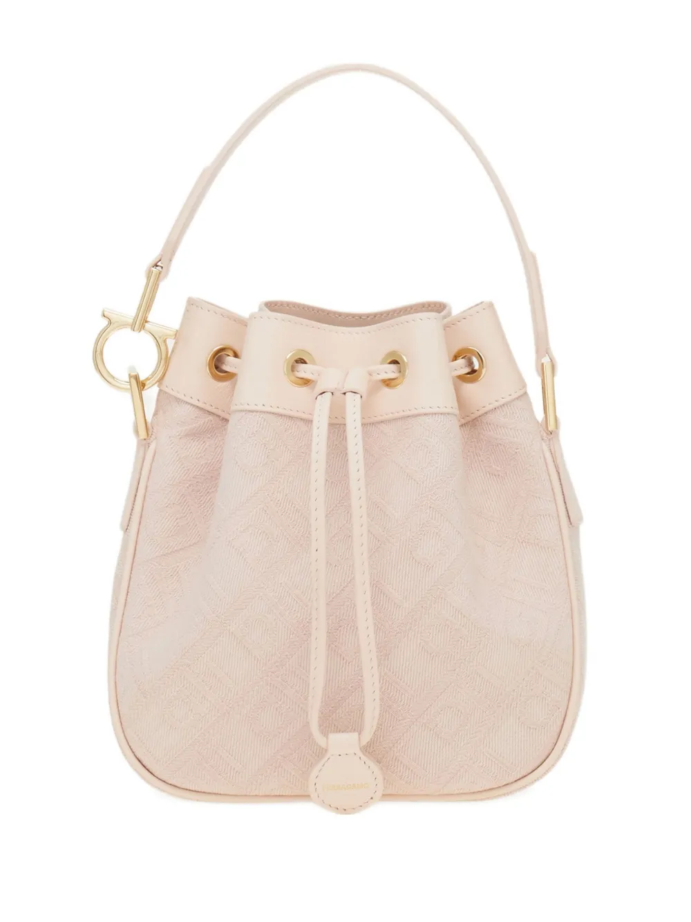 monogram-jacquard bucket bag