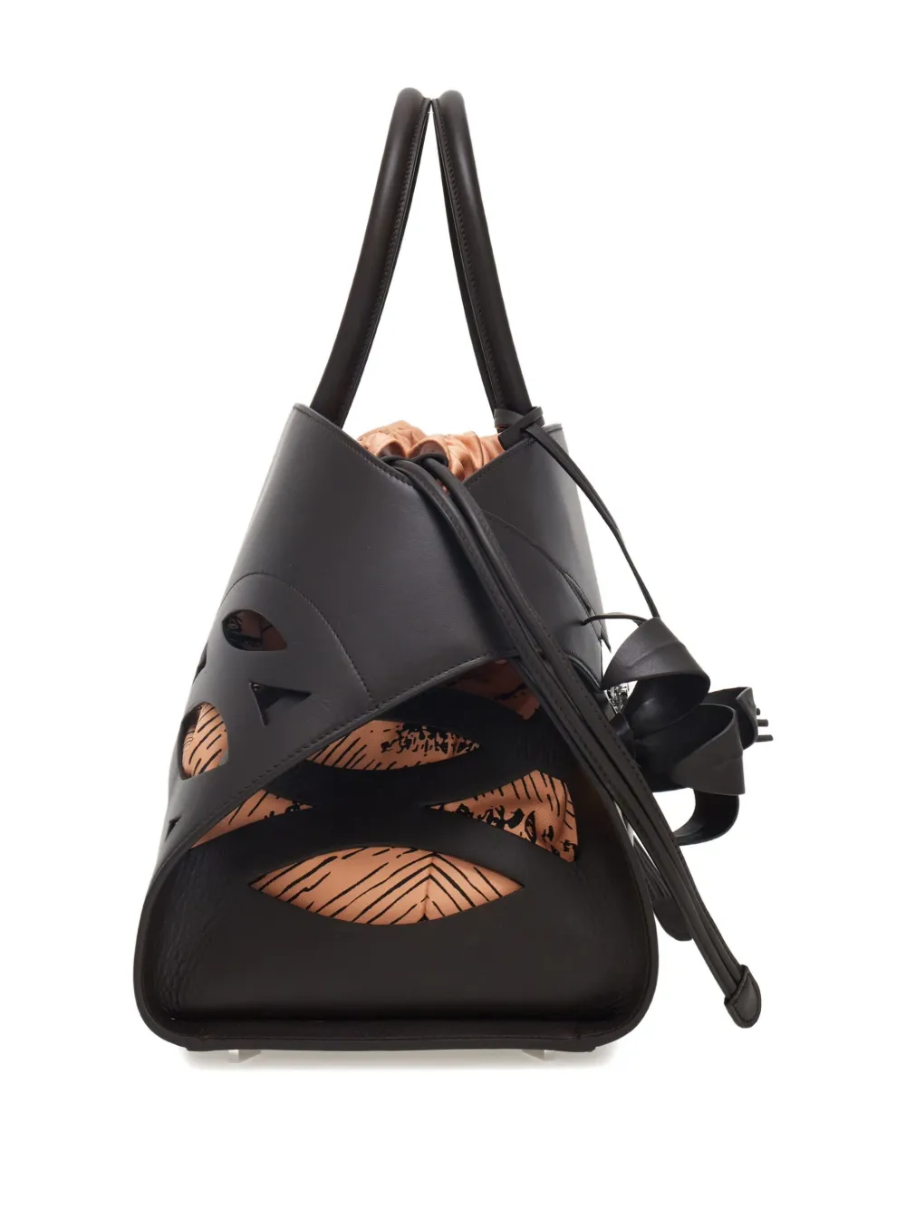 Ferragamo Back to Earth Hug grote shopper Bruin