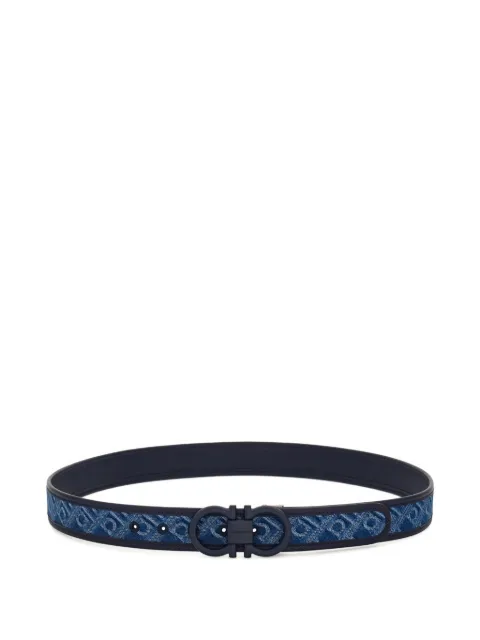 Ferragamo Gancini denim belt