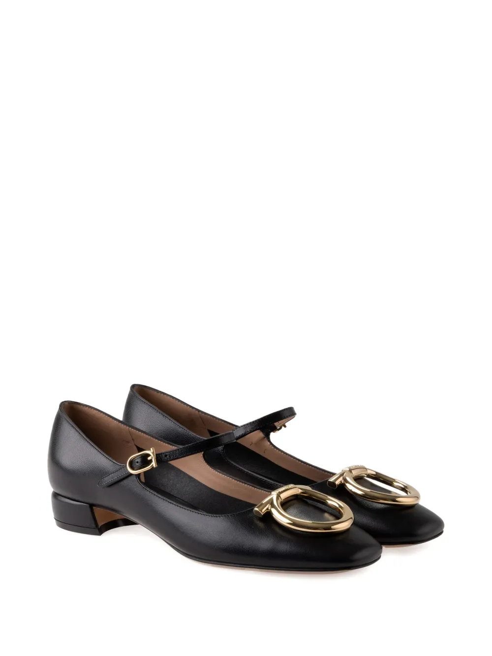 Ferragamo Maxi Gancini pumps Black
