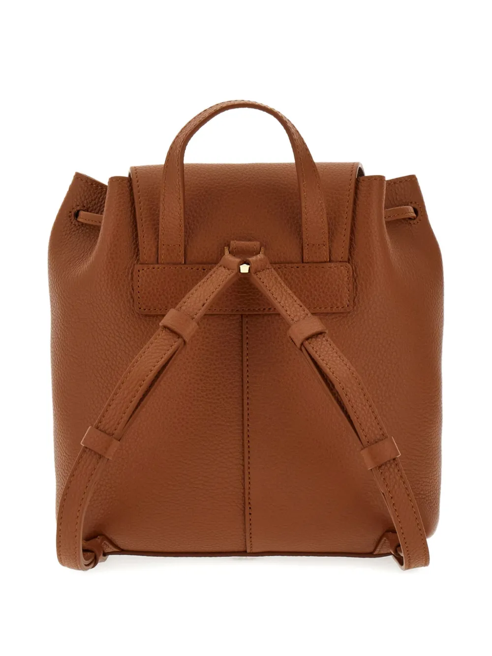 Ferragamo geometric-flap drawstring backpack Bruin