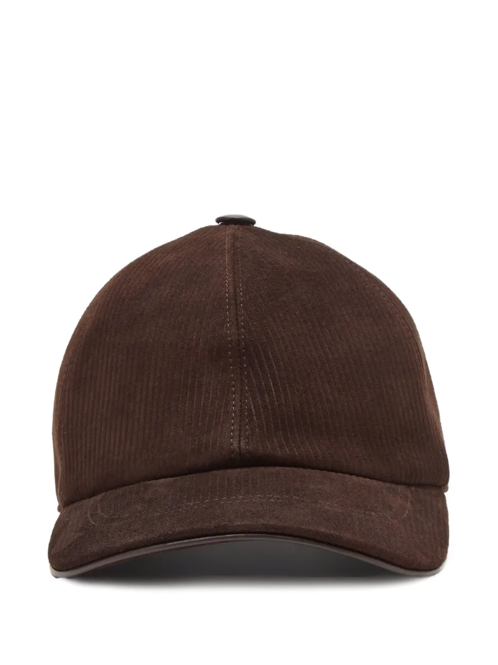 Ferragamo Gancini-buckle Baseball Cap In Brown