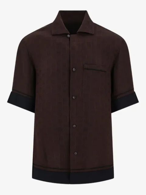 Ferragamo chemise à motif monogrammé