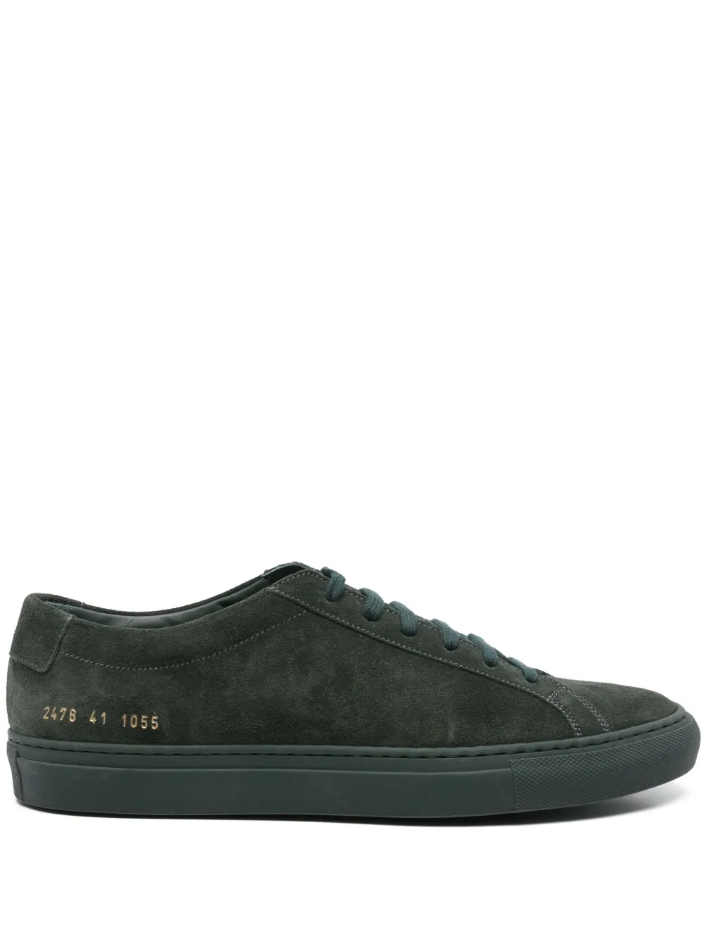 Common Projects baskets en daim | vert | Image 1
