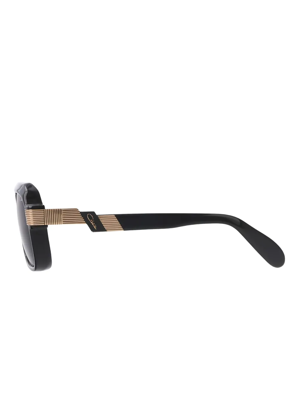 Cazal Zonnebril met geometrisch montuur Zwart