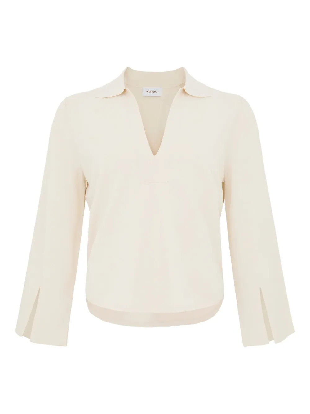 Kangra V-neck blouse | White | Image 1