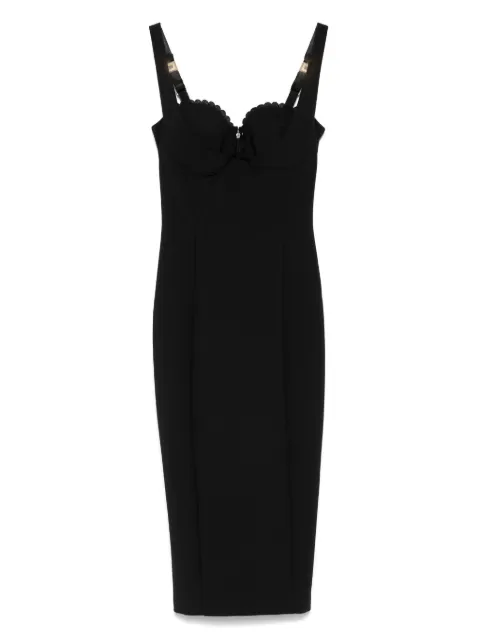 Elisabetta Franchi stretch-crepe midi dress