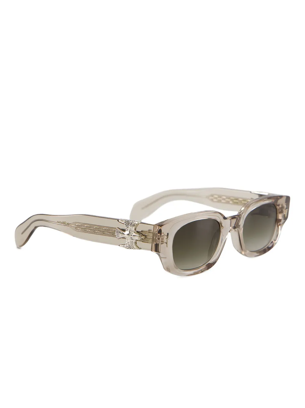 Cutler And Gross Logo-plaque Sunglasses In Gray