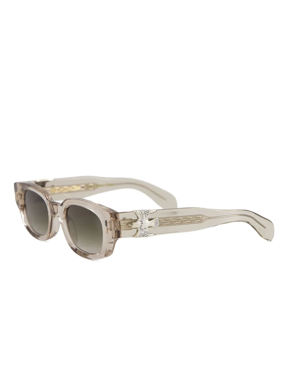 Cutler And Gross Logo-plaque Sunglasses In Gray
