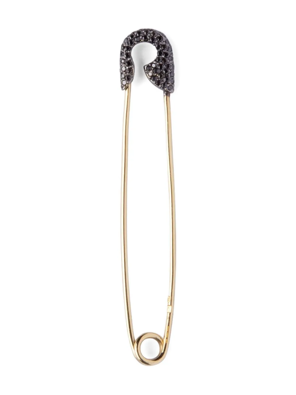 Ileana Makri 18K gold Safety Pin earring