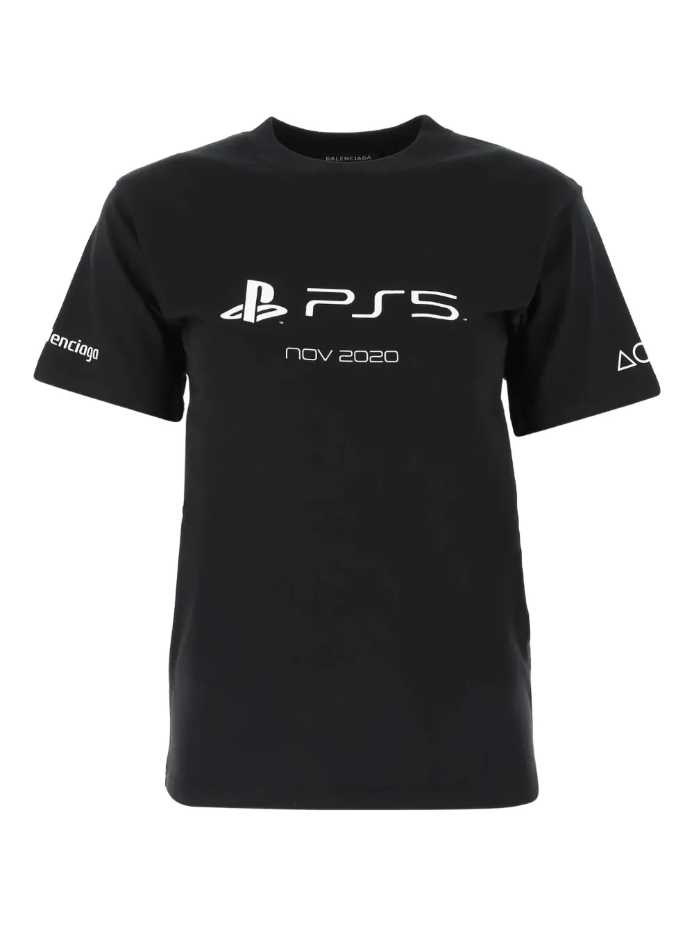 Balenciaga x Play Station Tシャツ - ブラック Balenciaga x Play Station Tシャツ - ブラック