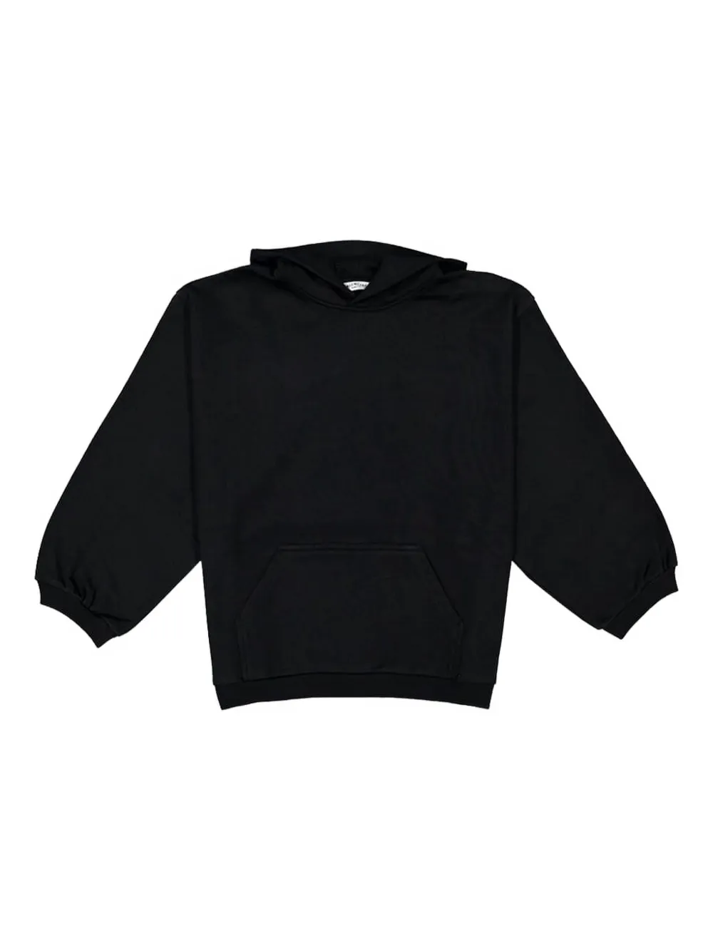 Balenciaga balloon-sleeve hoodie Zwart