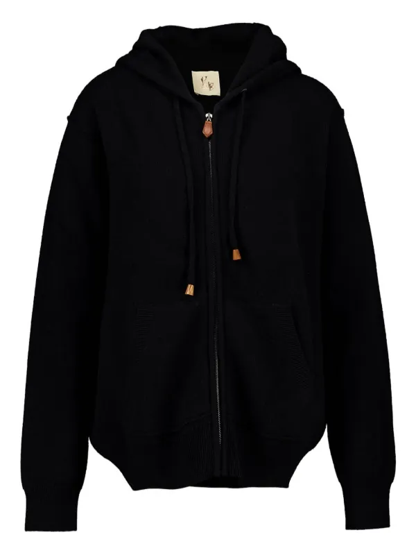 PAULA Cashmere zip-up Hoodie FARFETCH AU
