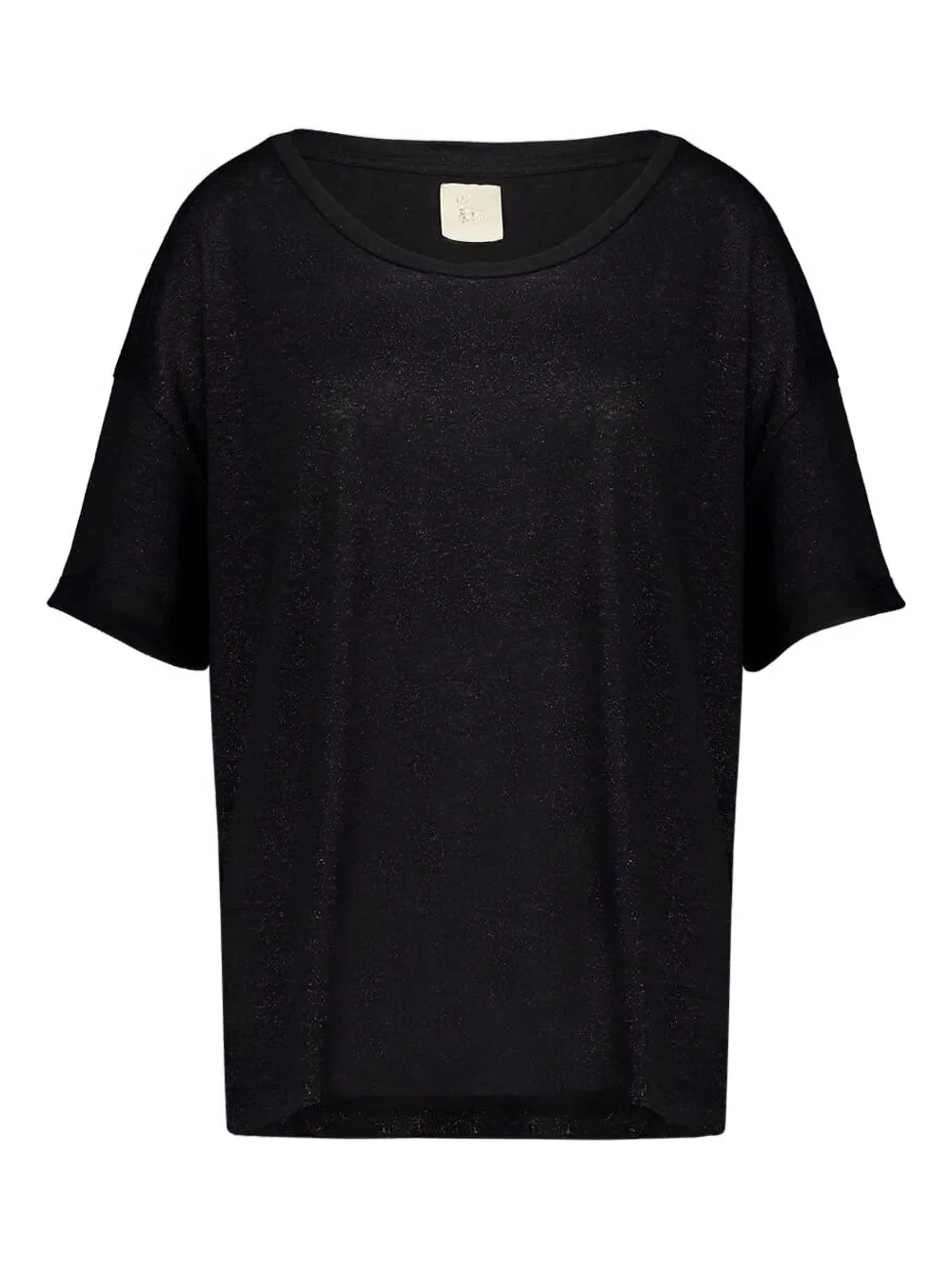 crew-neck blouse