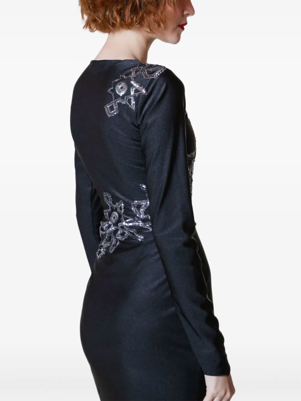 Lethicia Bronstein Martini midi-jurk Zwart