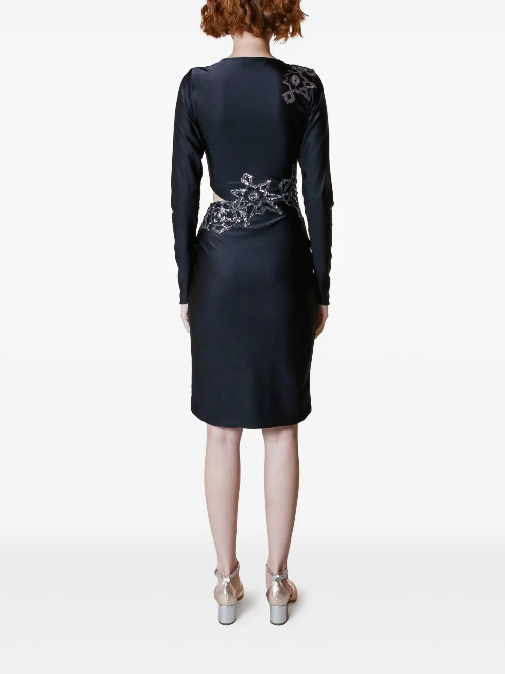 Lethicia Bronstein Martini midi-jurk Zwart
