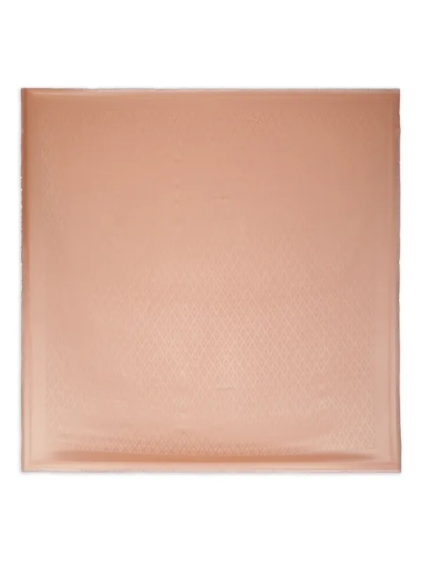【関税&送料込】Valentino Garavani Scarfs Pink Toute La V silk and wool scarf in pink - Valentino | Mytheresa