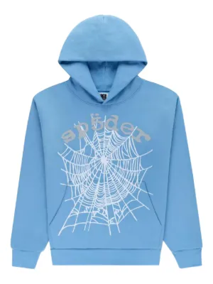 sp5der ブルー パーカー SP5DER TC BLUE HOODIE - BLUE - PureAtlanta.com