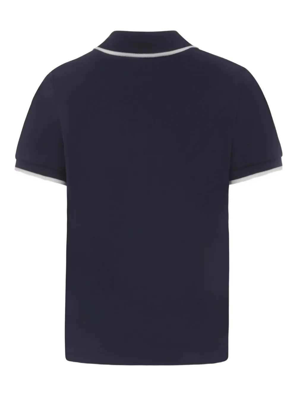 Fay Kids Poloshirt met logo en korte mouwen Blauw